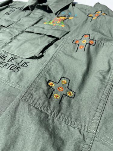 【OAXACA】　BDU Jacket (Hand embroidery) 