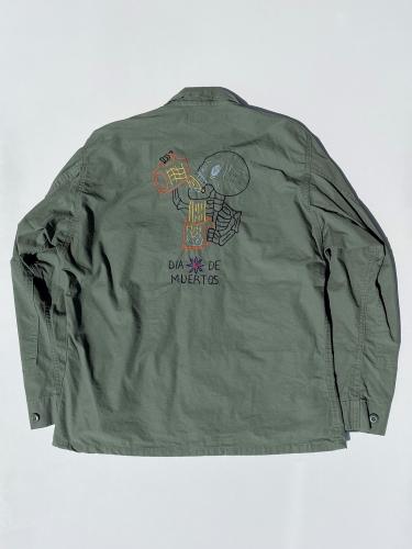 【OAXACA】　BDU Jacket (Hand embroidery) 