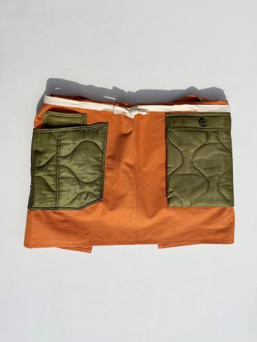 【MIDR】 WG Apron (Cotton Ripstop / Quilting)