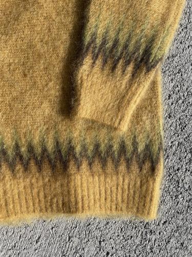 Mohair Cardigan (Argyle)