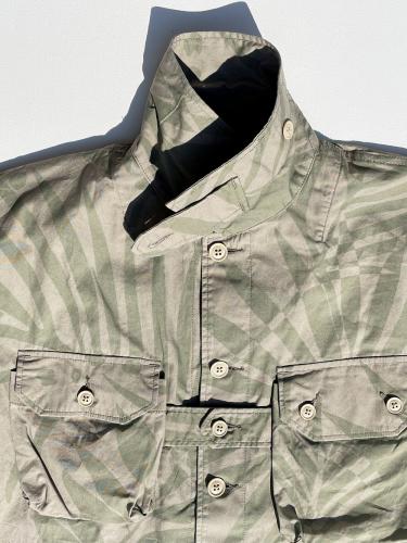 Explorer Shirt Jacket (Leaf Print Cotton Poplin)