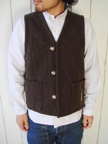 Natural/商品詳細 【TRUJILLO'S】 Chimayo Vest (Dark Brown)