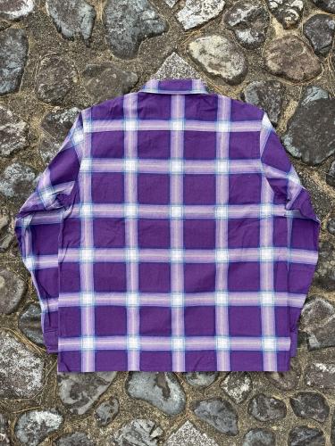 One-Up Shirt (Printed Flannel / Plaid) "Purple"