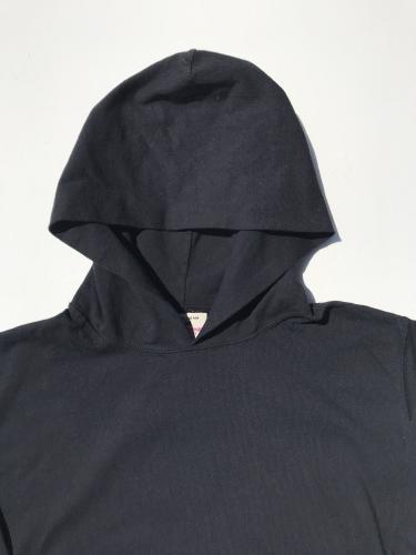 L/S Pullover Hood Tee (Black)