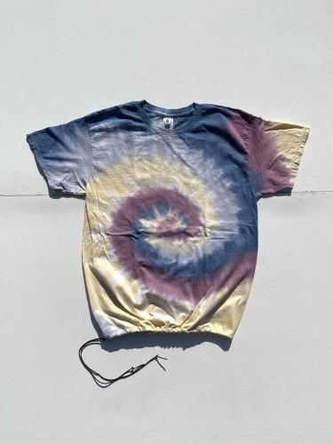 【HERMOSA TIE DYE】　S/S T-Shirt w/ Drawstring