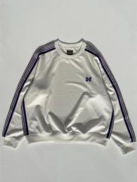 Track Crew Neck Shirt (Poly Smooth) "Ice White"
