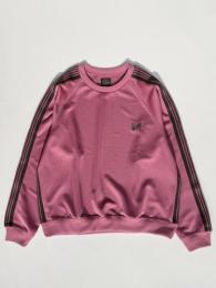 Track Crew Neck Shirt (Poly Smooth) "Smoke Pink"