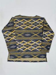 Basque Shirt (Horizontal Knit Jacquard)