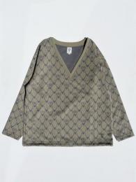 String V Neck Shirt (Poly Jq. / Skull&Target)