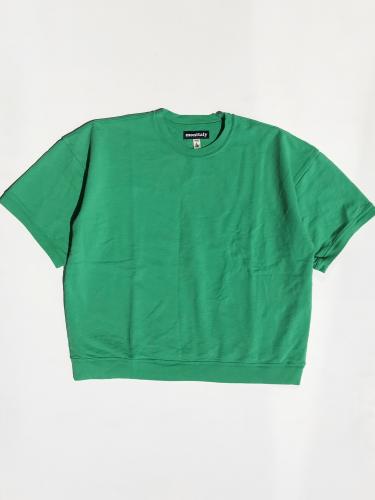 【monitaly】 French Terry Cropped S/S Sweat Shirt