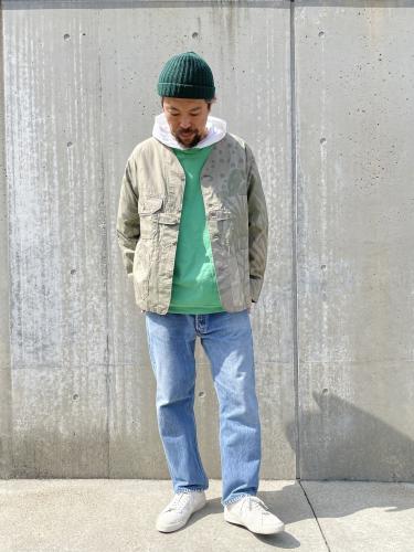 Natural/商品詳細 【monitaly】 French Terry Cropped S/S Sweat Shirt