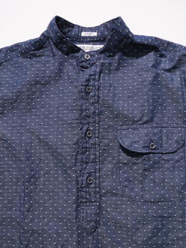 NAT-U-RAL別注 Classic Fit Popover Banb Collar Shirt