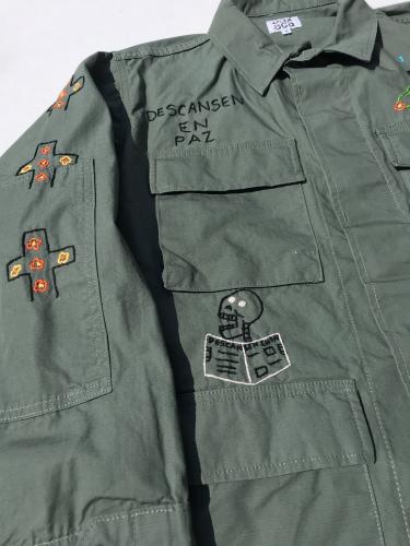 【OAXACA】　BDU Jacket (Hand embroidery) 
