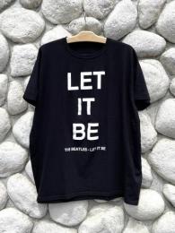 【THE BEATLES】 LET IT BE Tee (Black)
