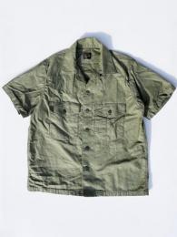 S/S Fatigue Shirt (Backsateen) "Olive"