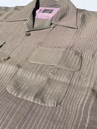 【 30% OFF】 S/S Classic Shirt (R/N Wave Stripe)