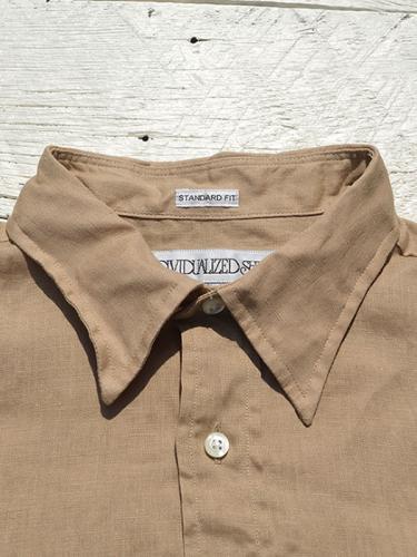 New Standard Fit Regular collar Shirt　(Linen)