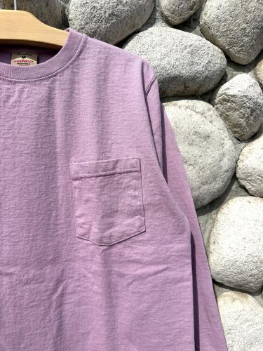 L/S Crew Pocket Tee (Old Purple)