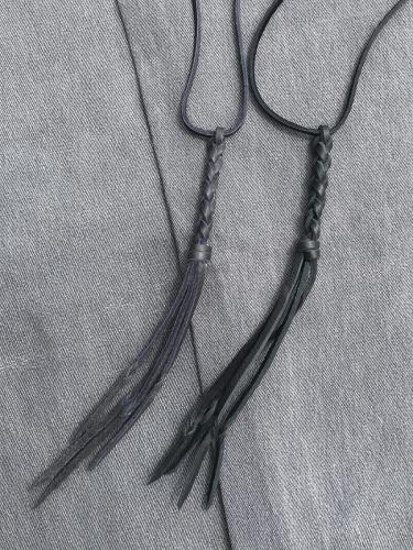 Braided Leather Necklace