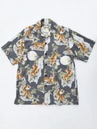 【GO BAREFOOT】　Loose Fit Camp Collar Shirt