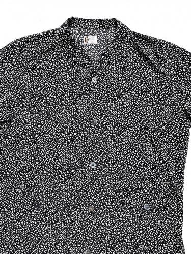 【TOWNCRAFT】 Rayon Beach Shit (Black Leopard)