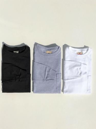 L/S CREW POCKET Tee