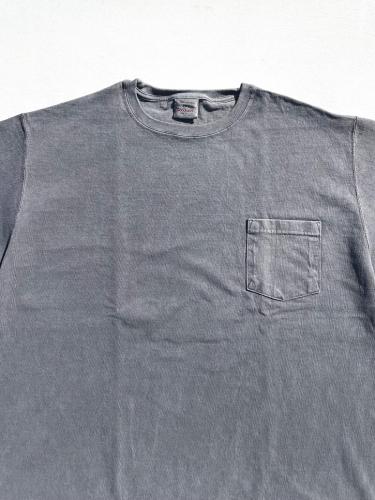 S/S Pocket Tee Pigment Dye Big (Black)