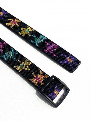 【Bison Designs】 Slider 25mm Belt (DANCING BEAR)