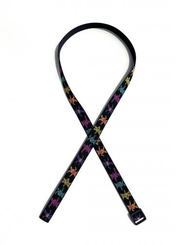 【Bison Designs】 Slider 25mm Belt (DANCING BEAR)