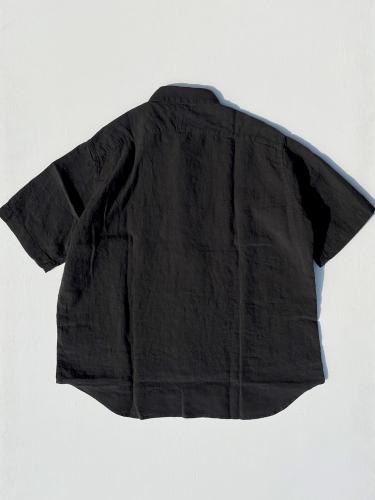 グランパリネンシャツ (ブラック)