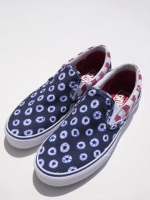 Classic Slip-On　(Dyed Dots & Stripes)