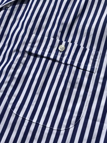 NAT-U-RAL別注 Camp Collar S/S Shirt　(Stripe)