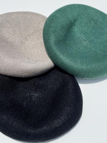 Linen Knit Beret