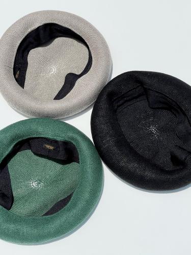 Linen Knit Beret