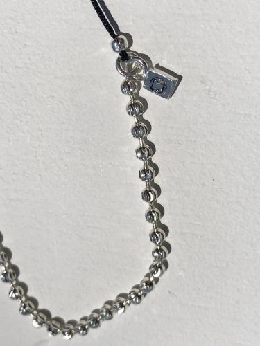 Facet Ball Chain Bracelet with Cord