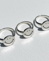Ring (925 Silver) "Smile"