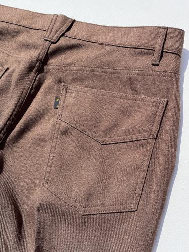 【 30% OFF】 Slim Jean (Poly Twill) "Brown"