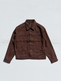 Penny Jean Jacket (Poly Twill) "Brown"