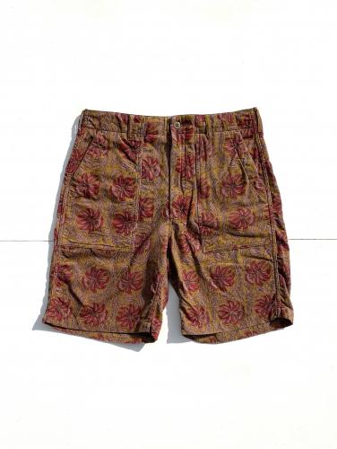 Fatigue Short (Floral Printed Corduroy)