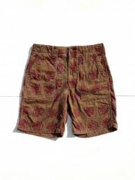 Fatigue Short (Floral Printed Corduroy)