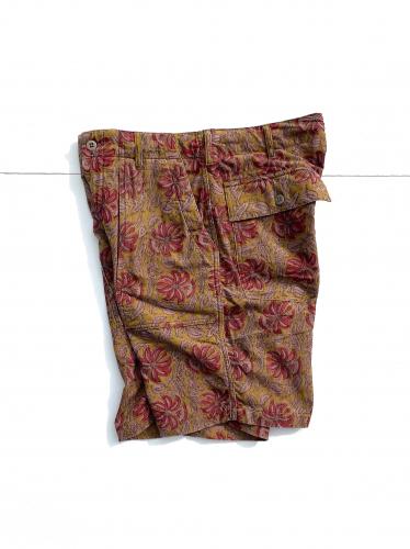 Fatigue Short (Floral Printed Corduroy)