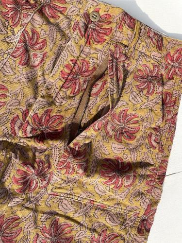 Fatigue Short (Floral Printed Corduroy)