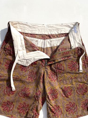 Fatigue Short (Floral Printed Corduroy)