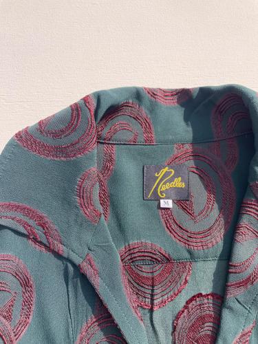 Italian Collar S/S Shirt (R/PE Ring Cut Jq)