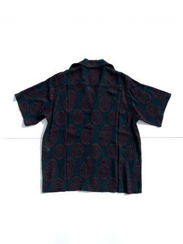 Italian Collar S/S Shirt (R/PE Ring Cut Jq)