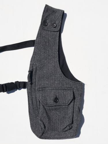 【 30% OFF】　Shoulder Vest (Poly Wool Herringbone)