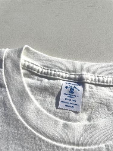 【Velva Shee】 1PAC S/S C/N TEE W/PKT (White)