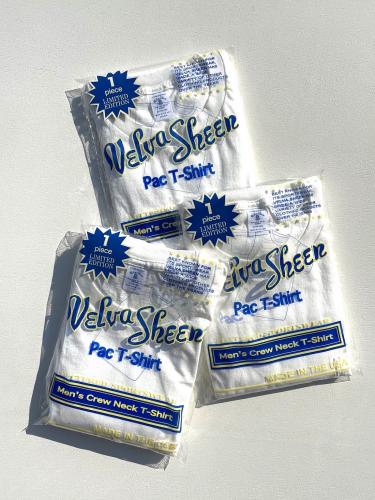 【Velva Shee】 1PAC S/S C/N TEE W/PKT (White)