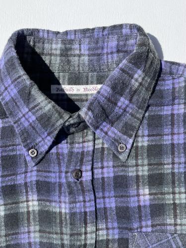 Flannel Shirt ⇒ 7 Cuts Wide Shirt (Tie Dye) "G"