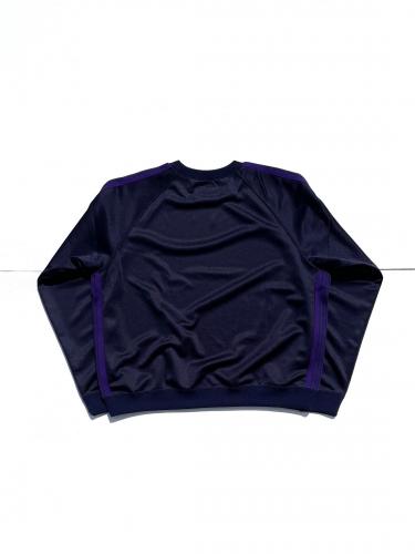 Track Crew Neck Shirt (Poly Smooth) "Navy"